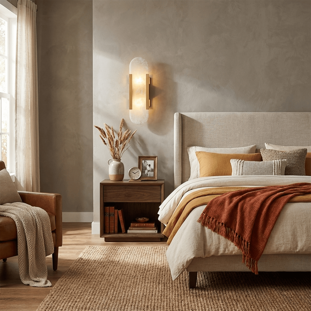 Alba Oblong Alabaster Wall Sconce