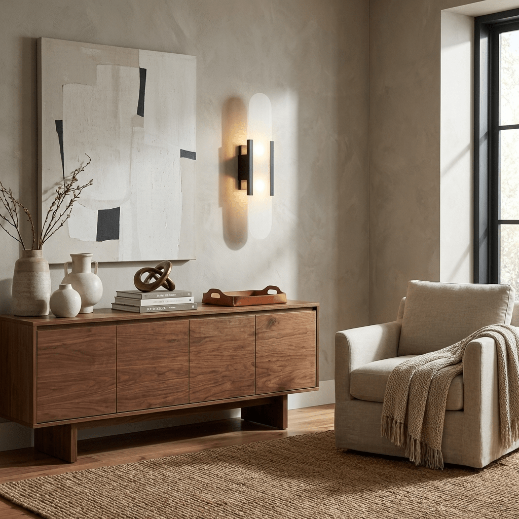 Alba Oblong Alabaster Wall Sconce