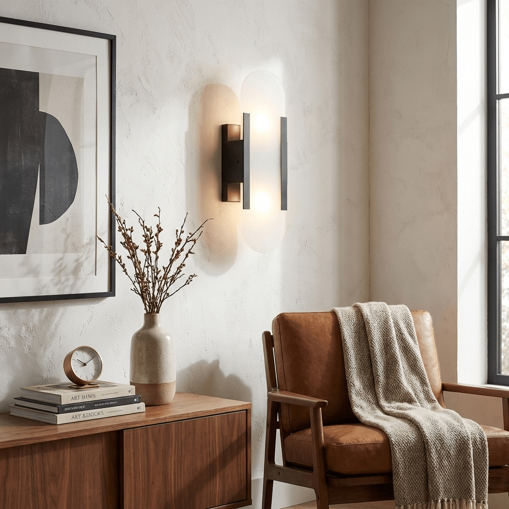 Alba Oblong Alabaster Wall Sconce