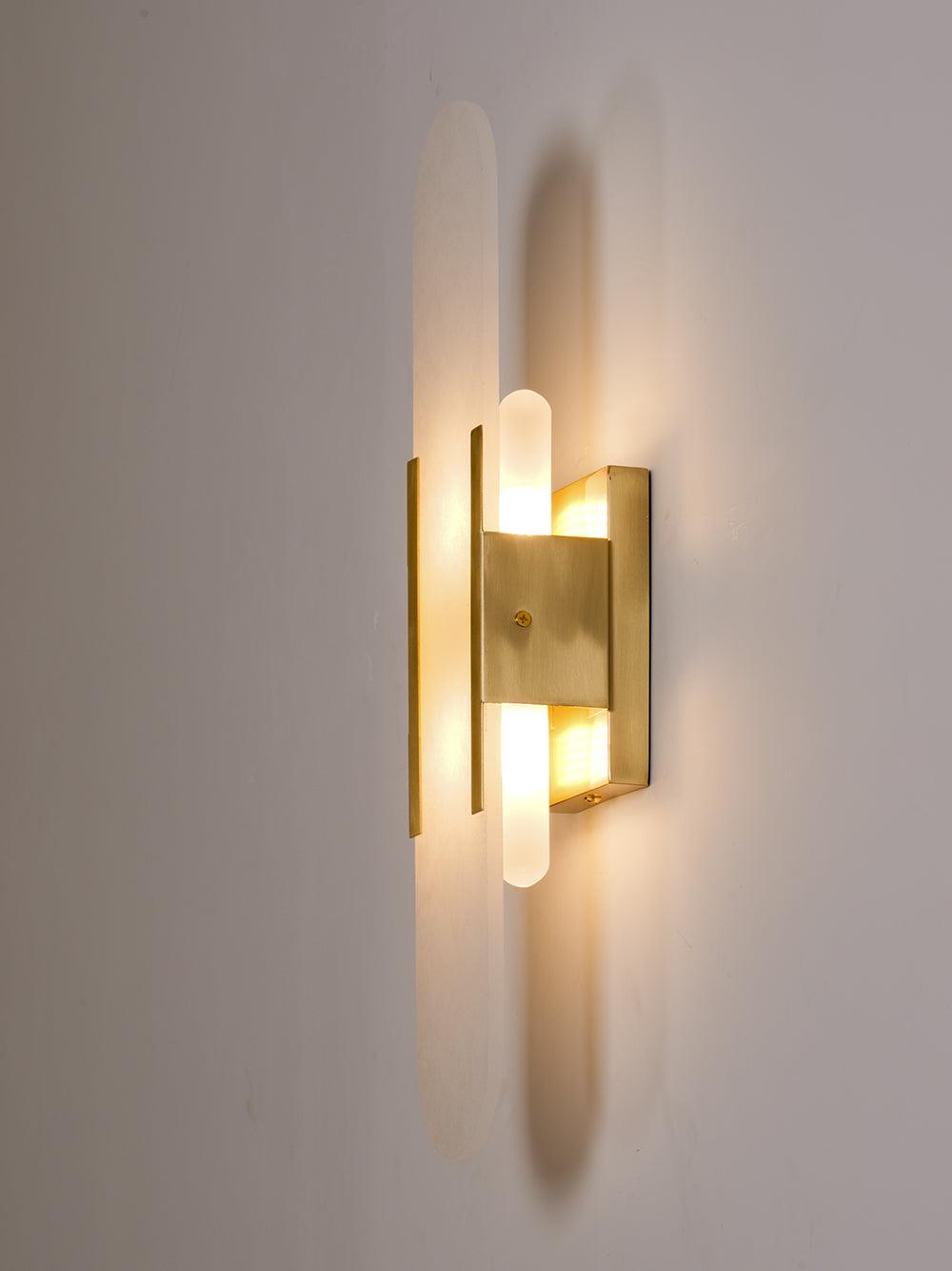 Alba Oblong Alabaster Wall Sconce