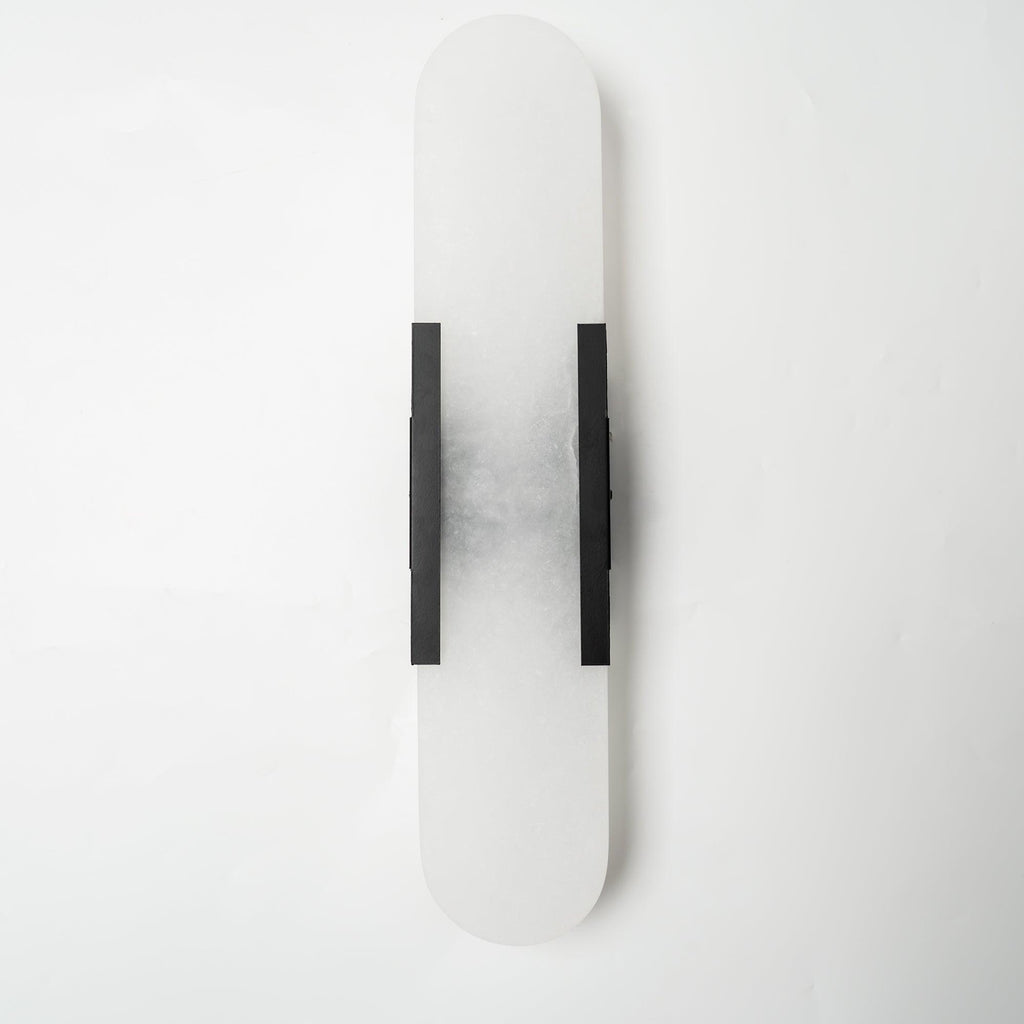 Alba Oblong Alabaster Wall Sconce