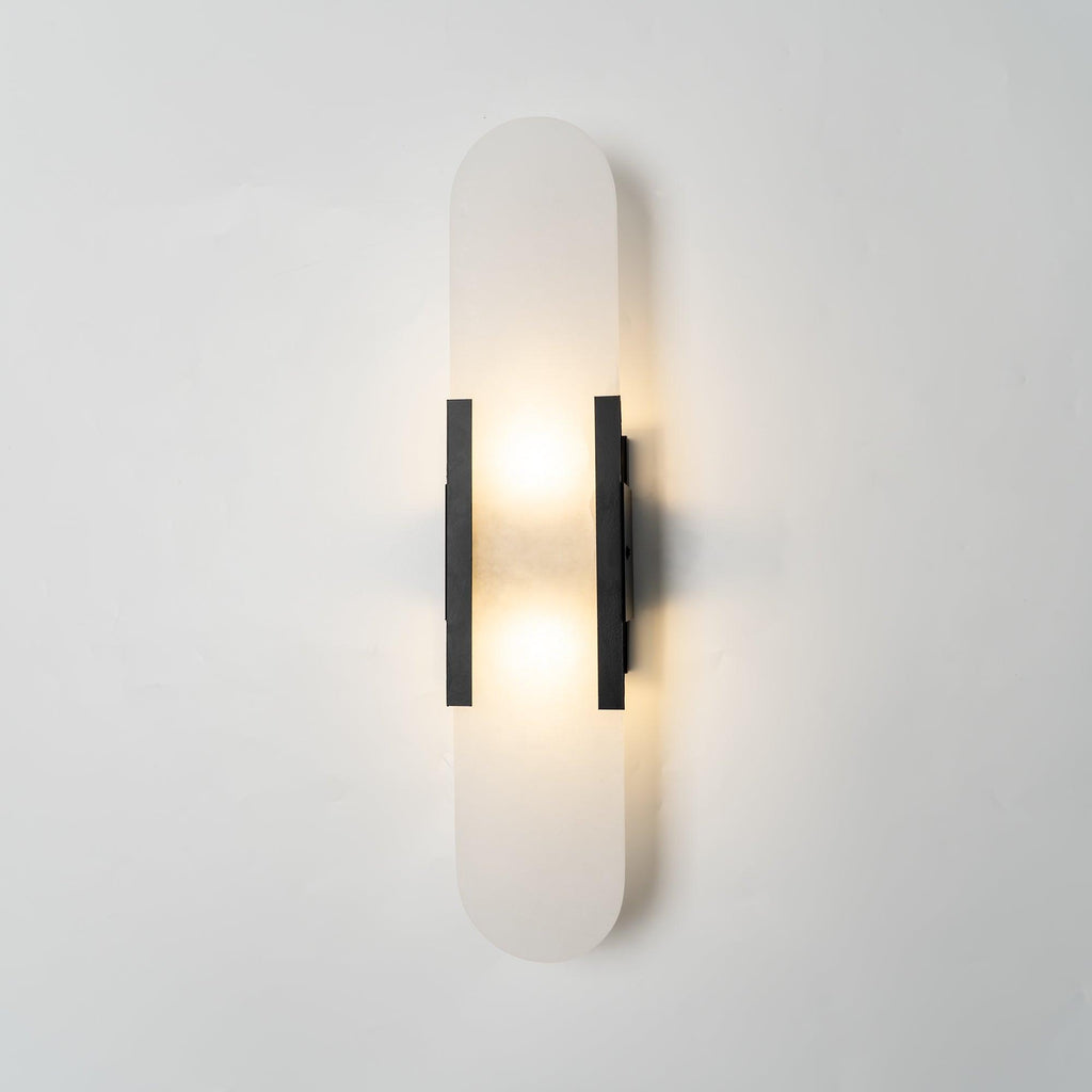 Alba Oblong Alabaster Wall Sconce