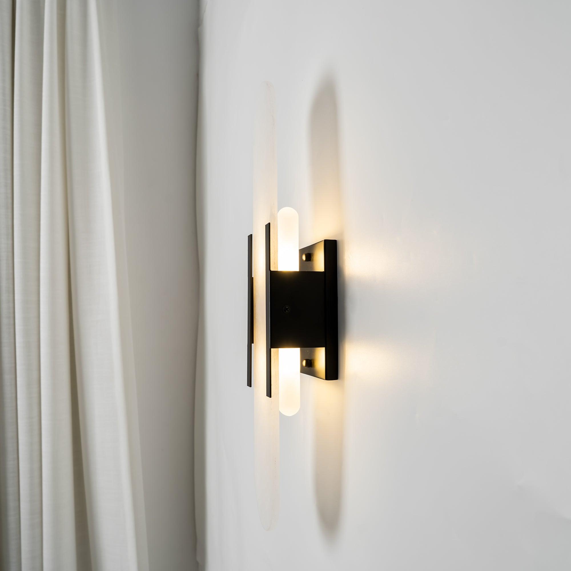 Alba Oblong Alabaster Wall Sconce