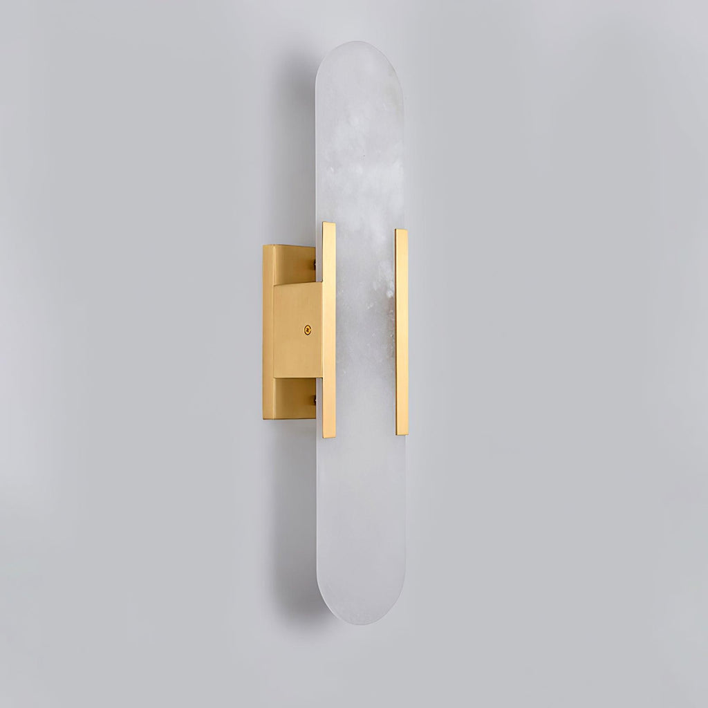 Alba Oblong Alabaster Wall Sconce