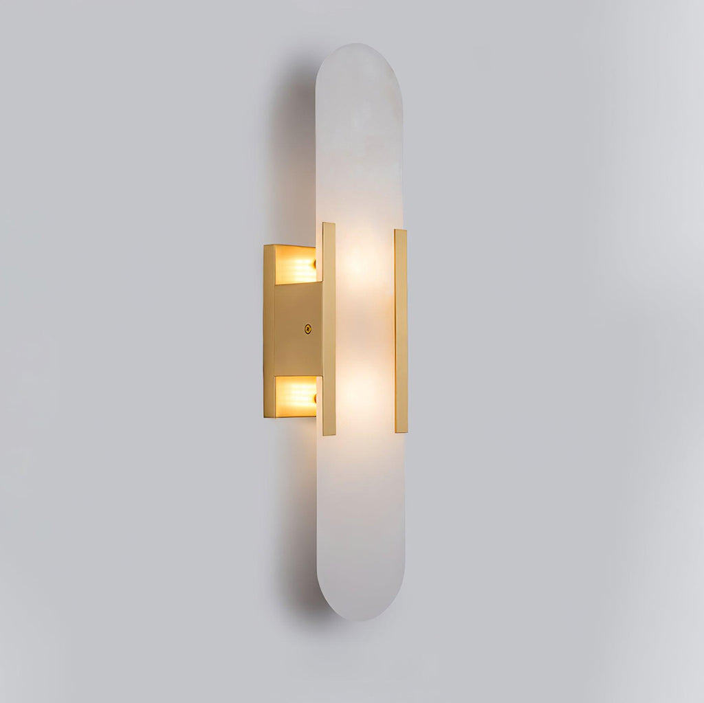 Alba Oblong Alabaster Wall Sconce