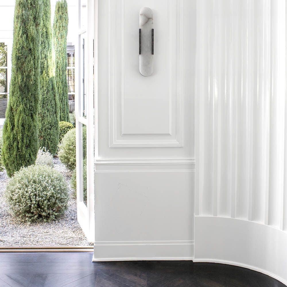 Alba Oblong Alabaster Wall Sconce