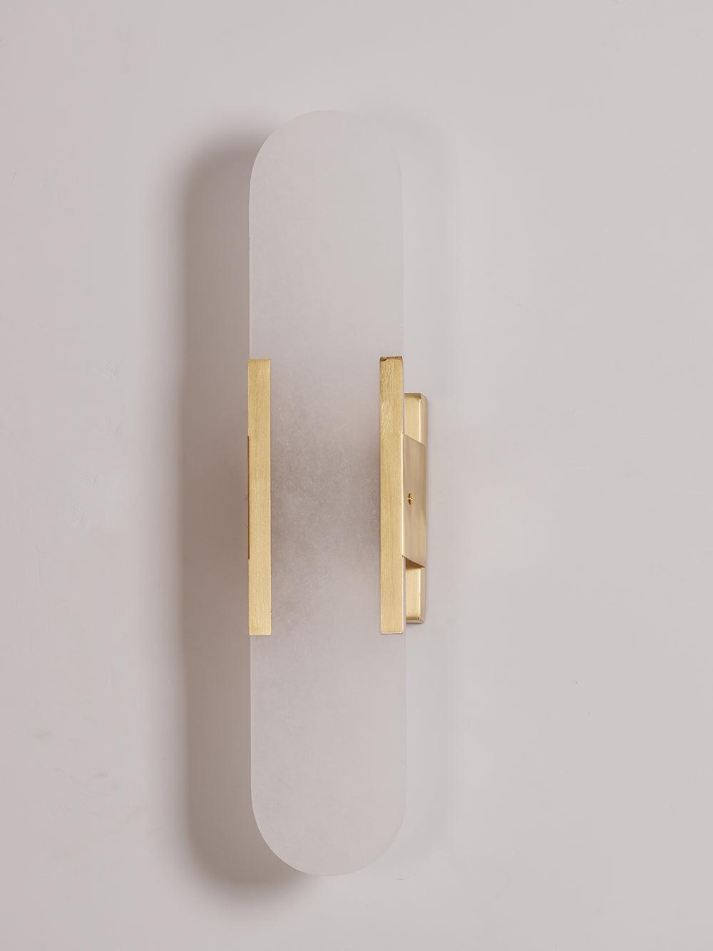 Alba Oblong Alabaster Wall Sconce