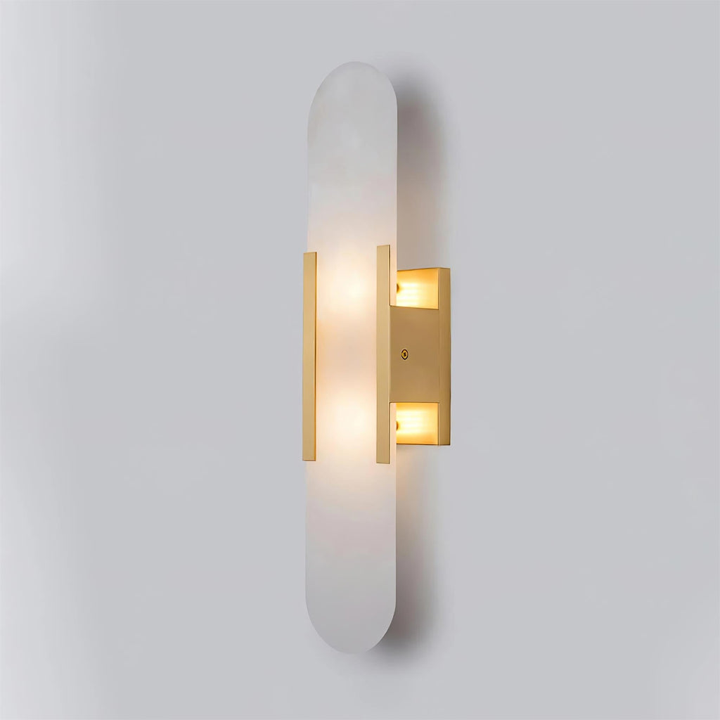 Alba Oblong Alabaster Wall Sconce