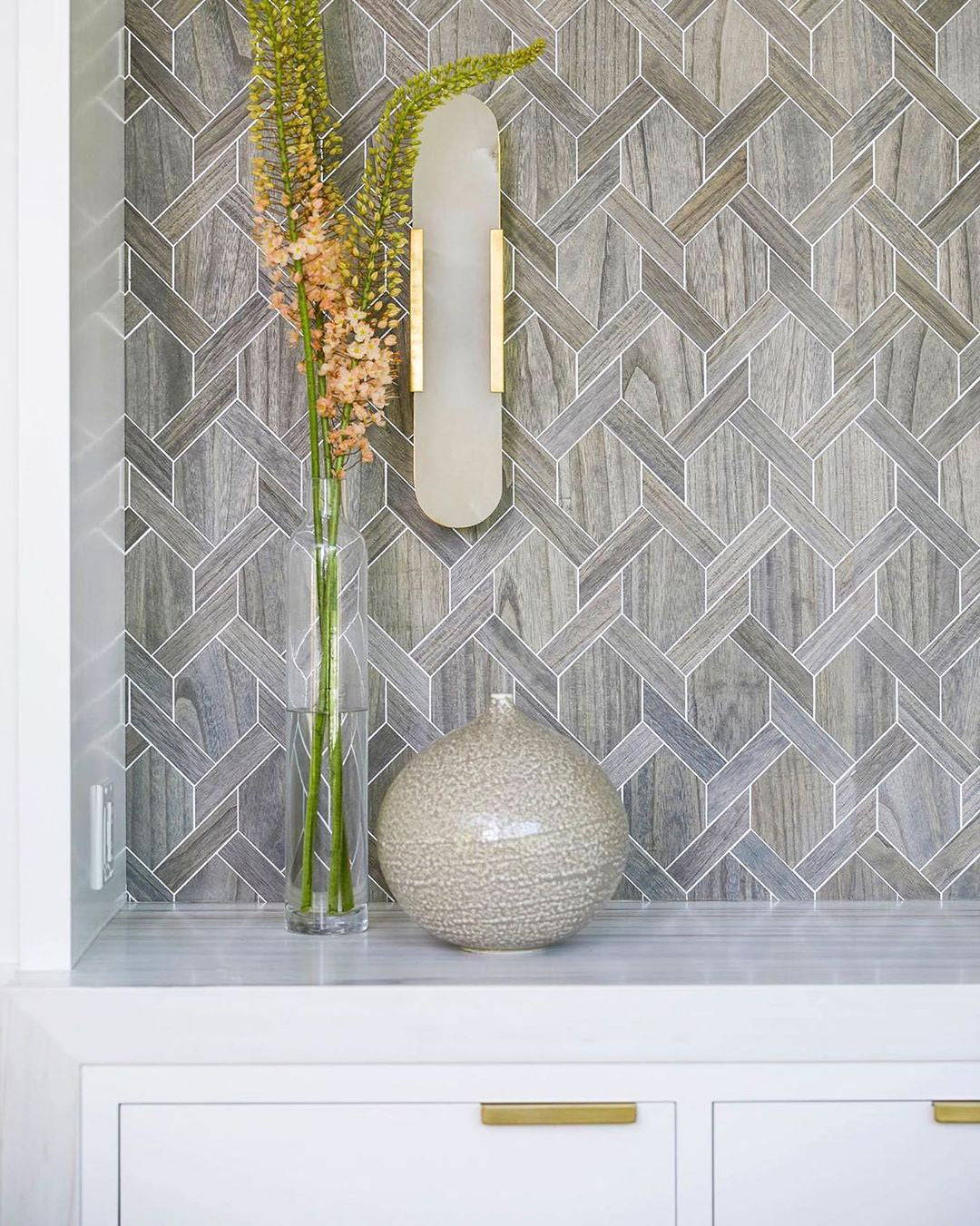 Alba Oblong Alabaster Wall Sconce