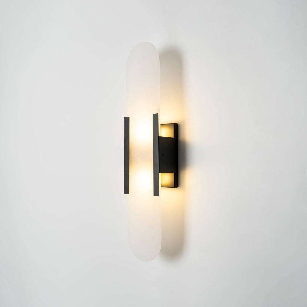 Alba Oblong Alabaster Wall Sconce