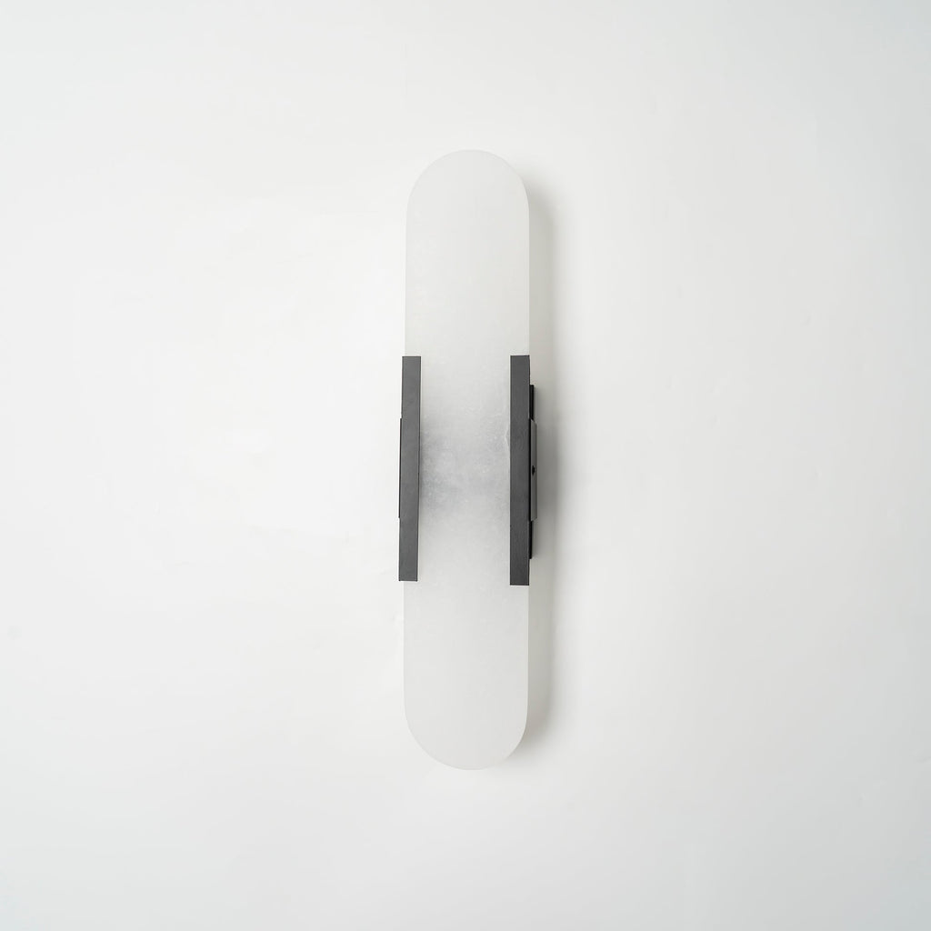 Alba Oblong Alabaster Wall Sconce