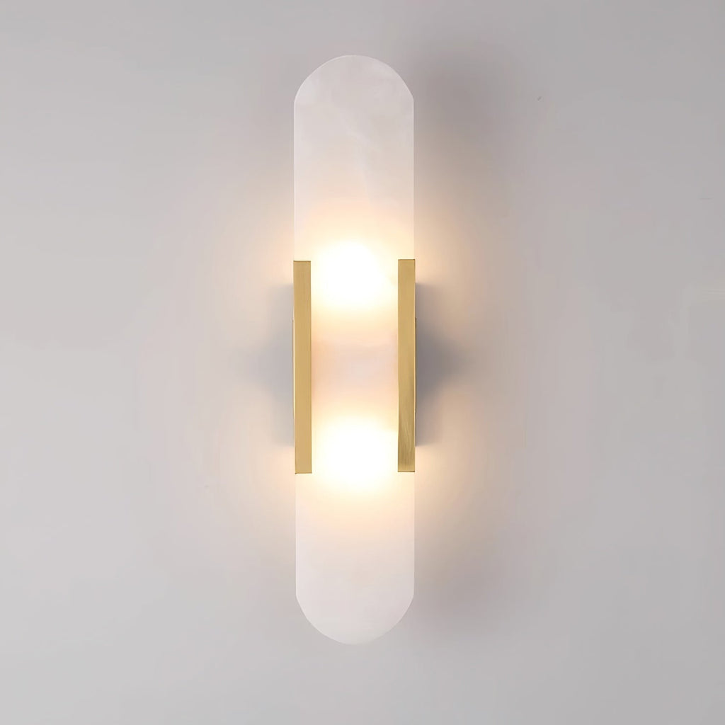 Alba Oblong Alabaster Wall Sconce