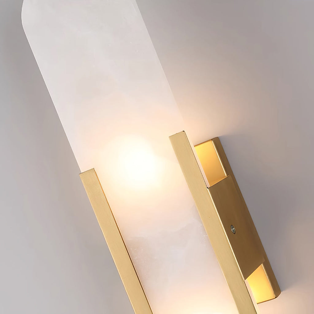 Alba Oblong Alabaster Wall Sconce