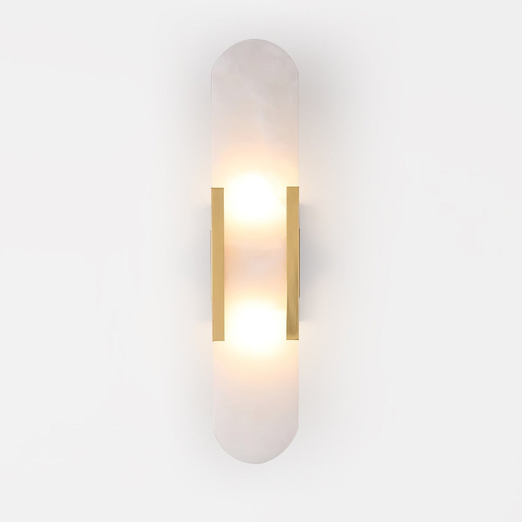 Alba Oblong Alabaster Wall Sconce