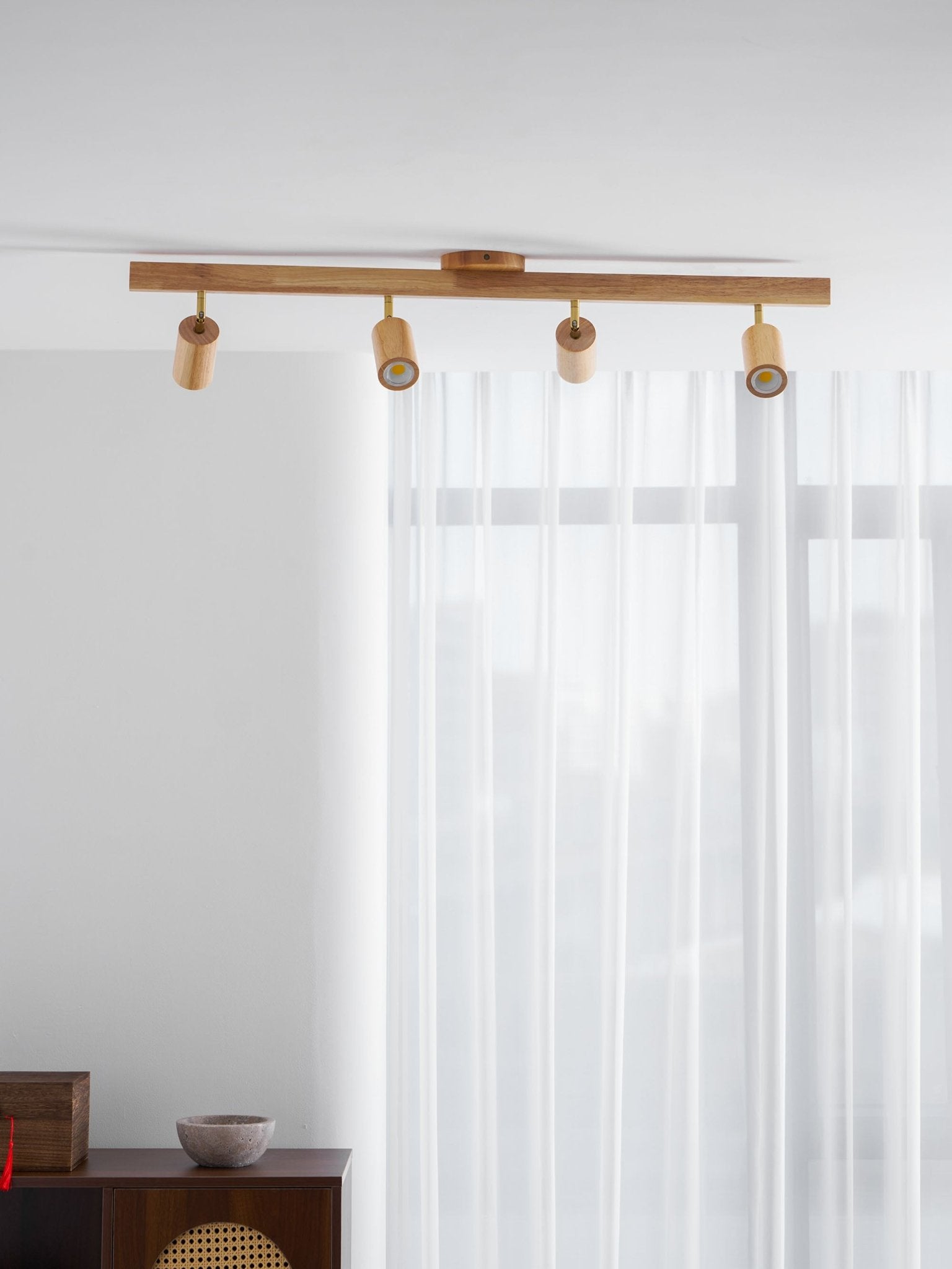 Beam Natural Wood Spotlight