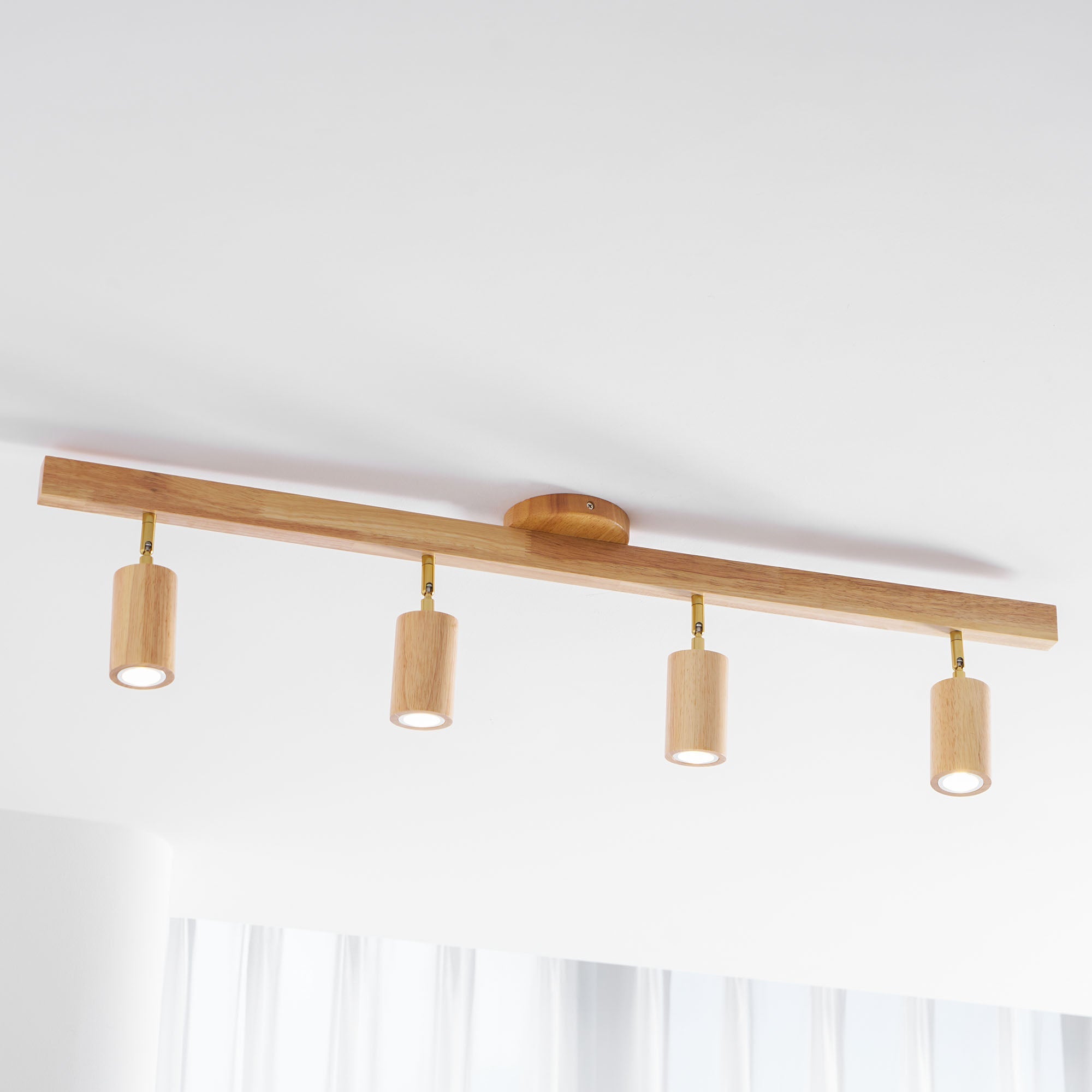 Beam Natural Wood Spotlight