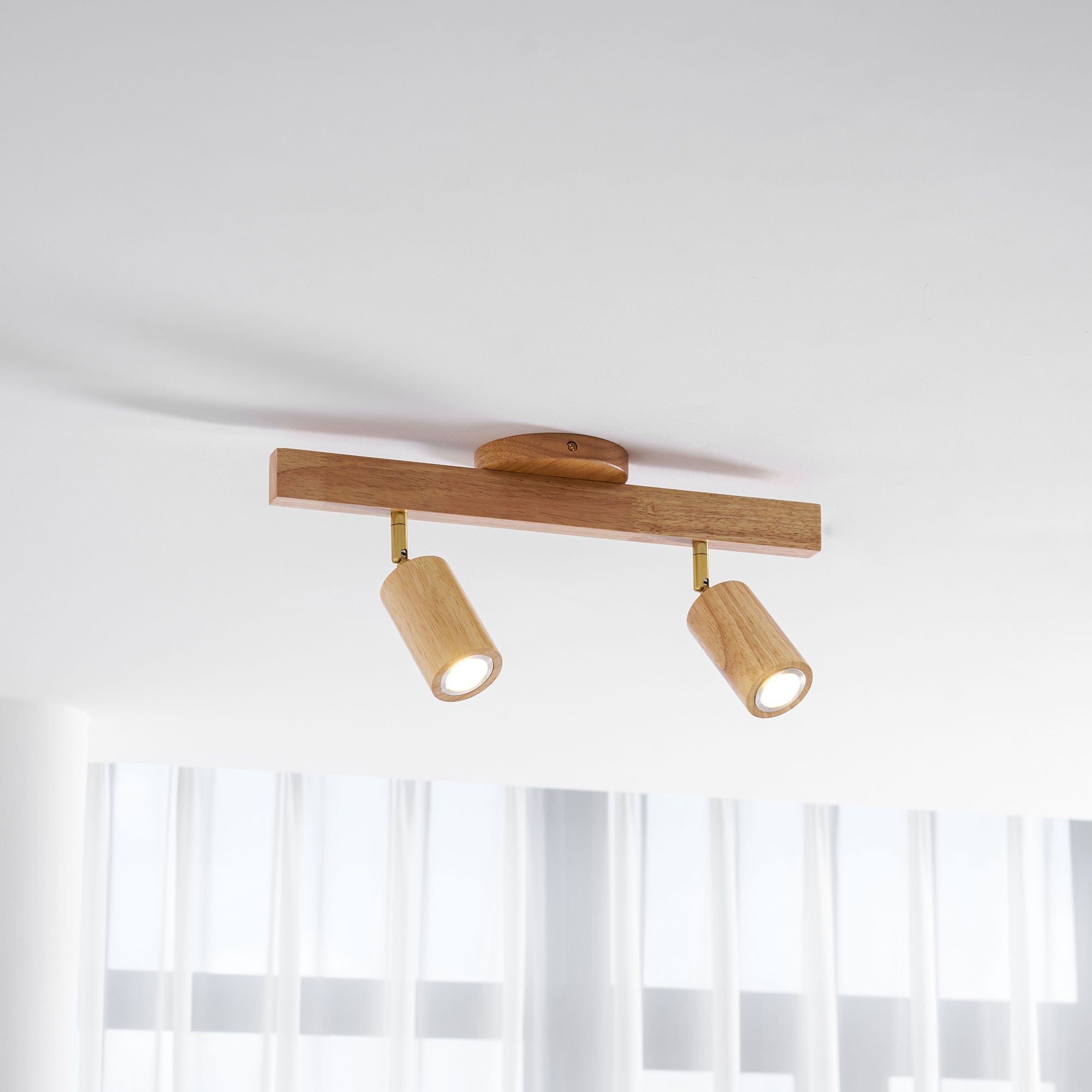 Beam Natural Wood Spotlight