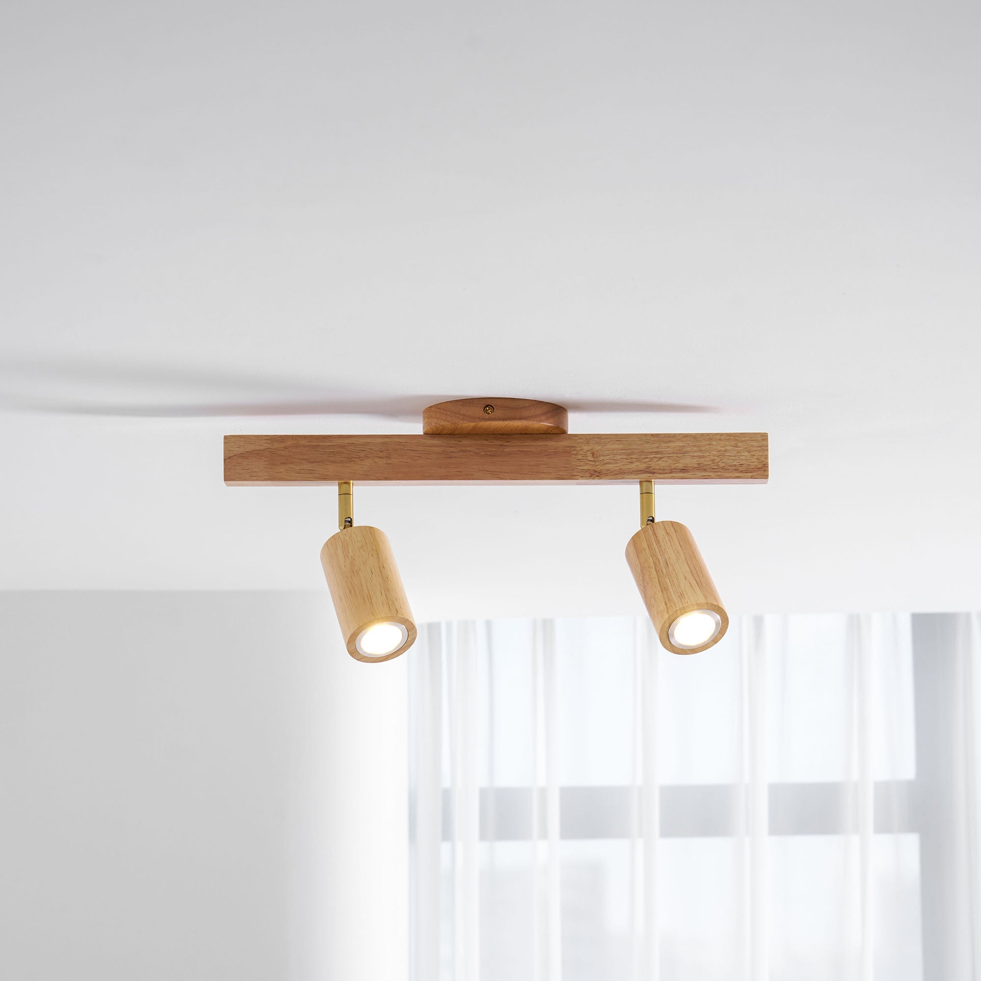Beam Natural Wood Spotlight