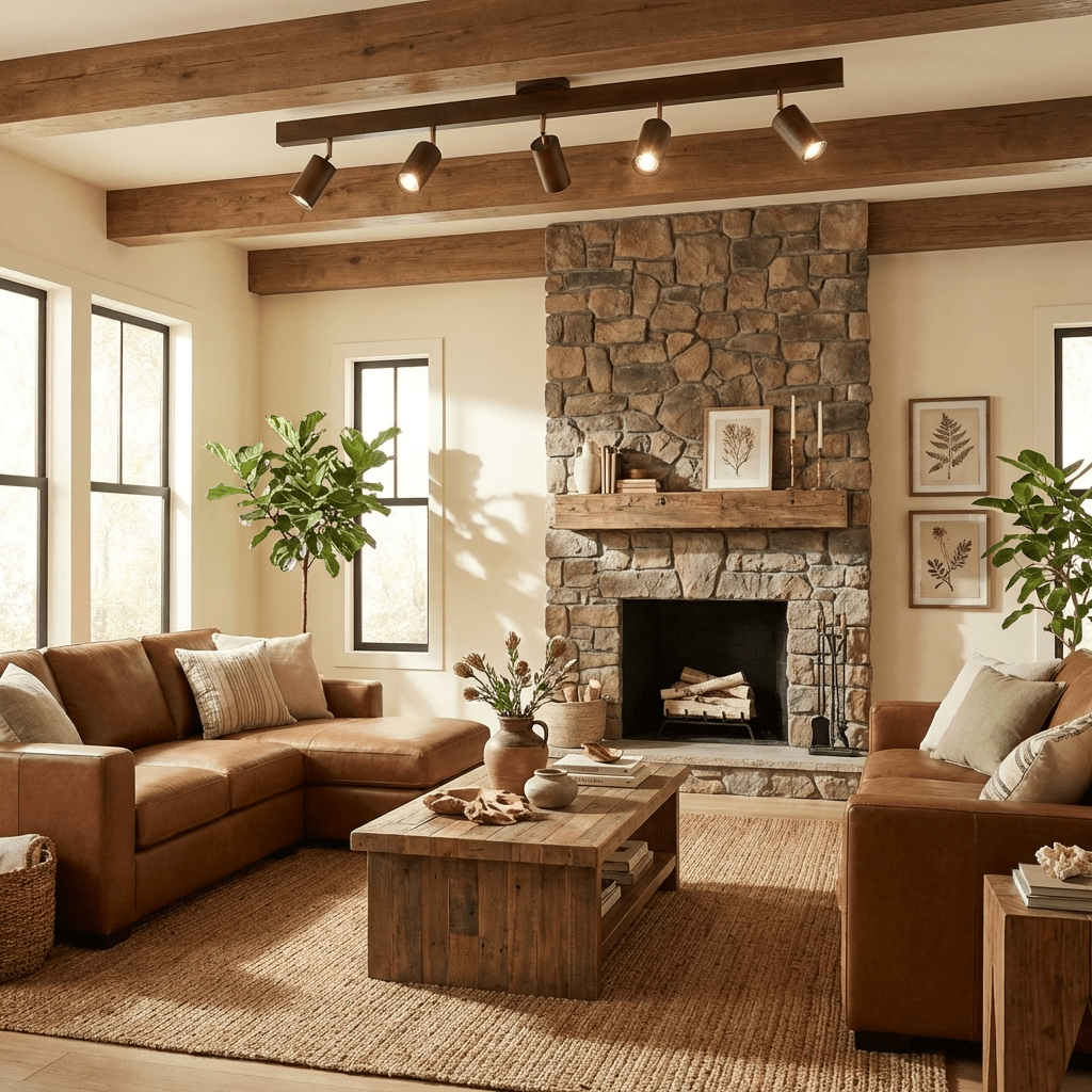 Beam Natural Wood Spotlight