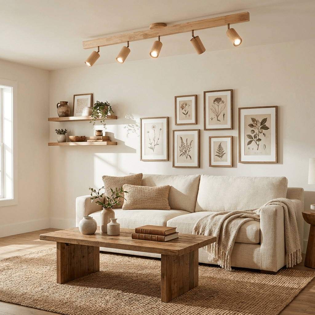 Beam Natural Wood Spotlight
