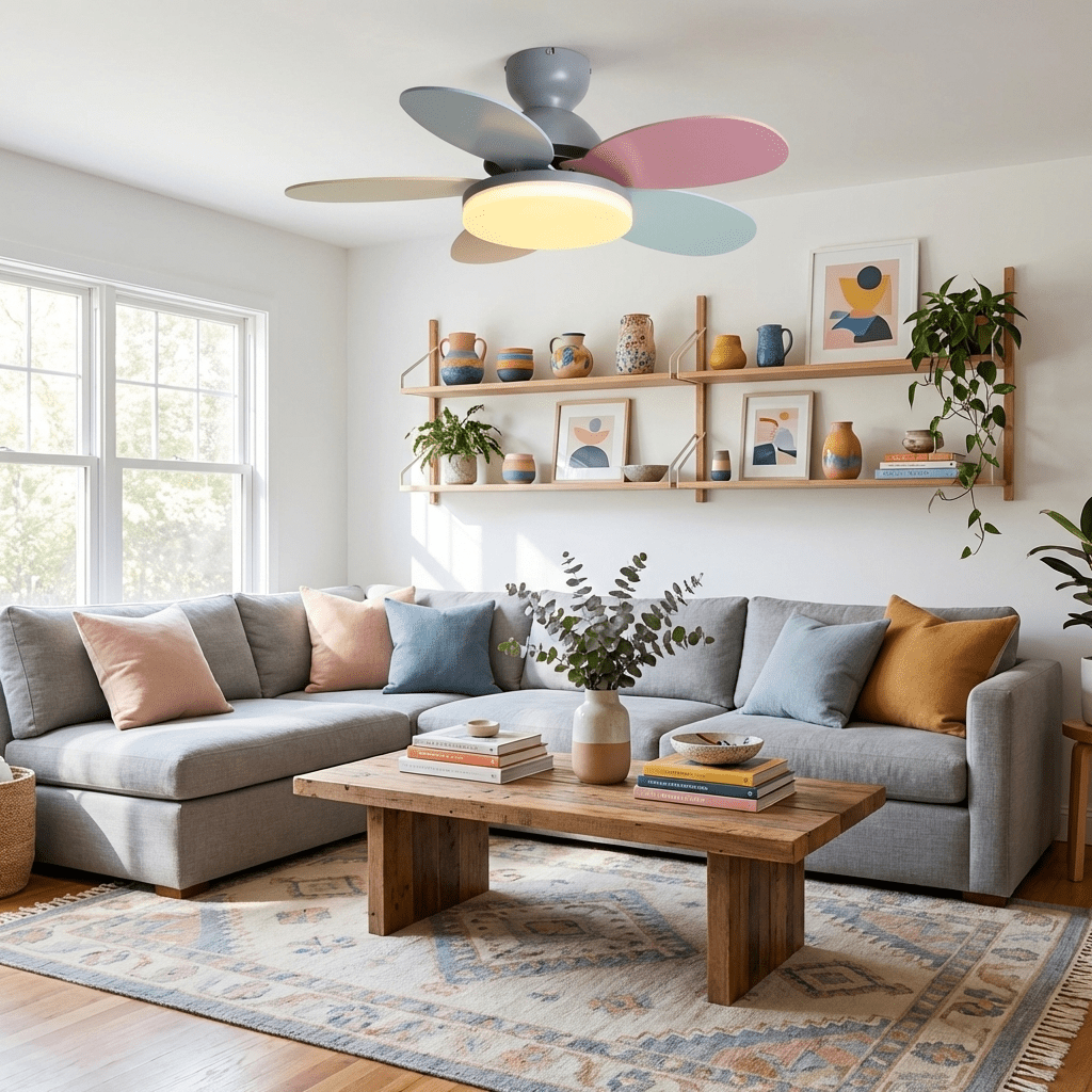 Petalo Ceiling Fan with Light