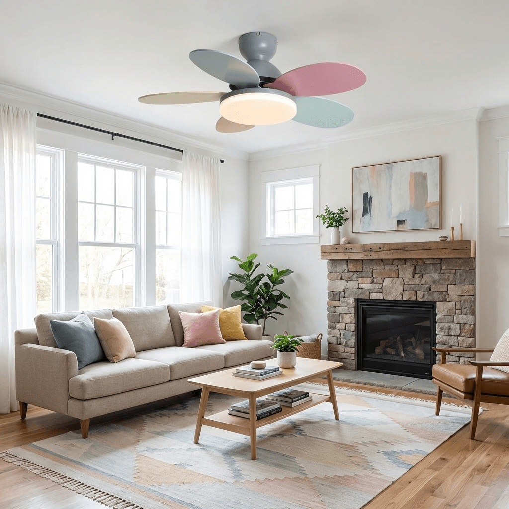Petalo Ceiling Fan with Light