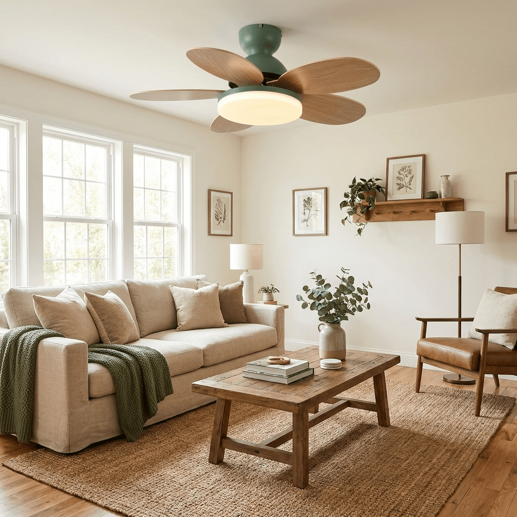 Petalo Ceiling Fan with Light