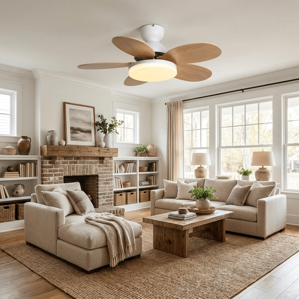 Petalo Ceiling Fan with Light