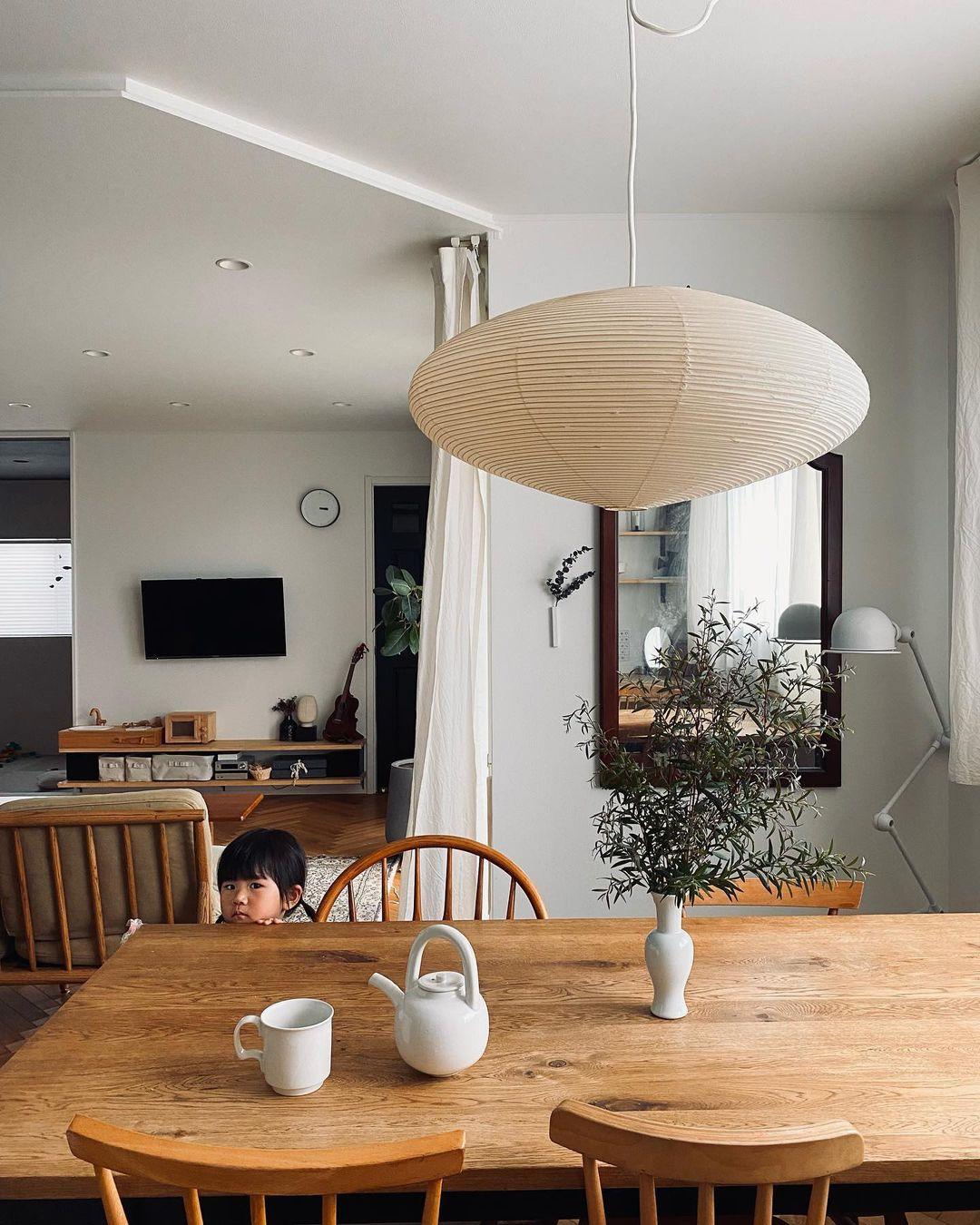 Washi Paper Pendant Light