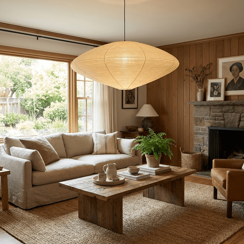 Washi Paper Pendant Light