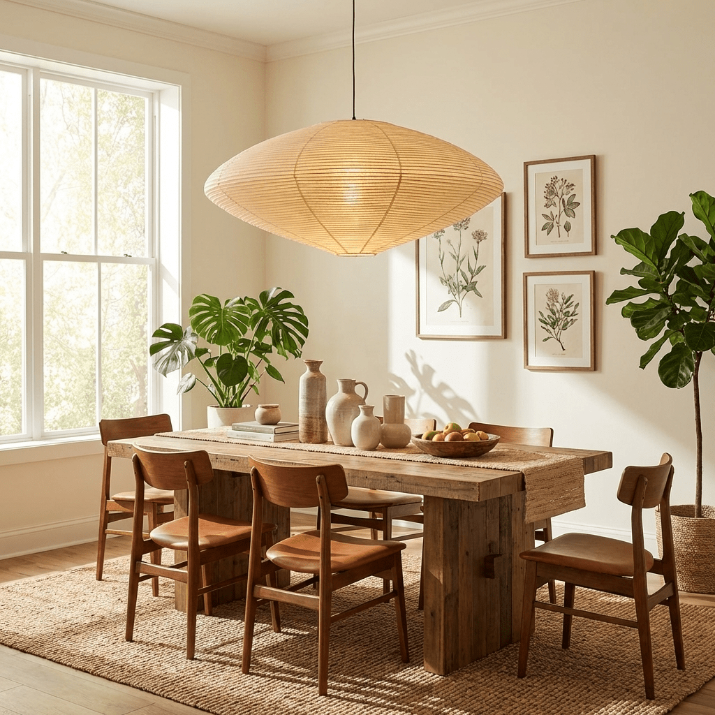 Washi Paper Pendant Light