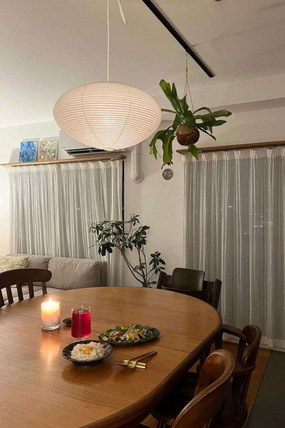 Washi Paper Pendant Light