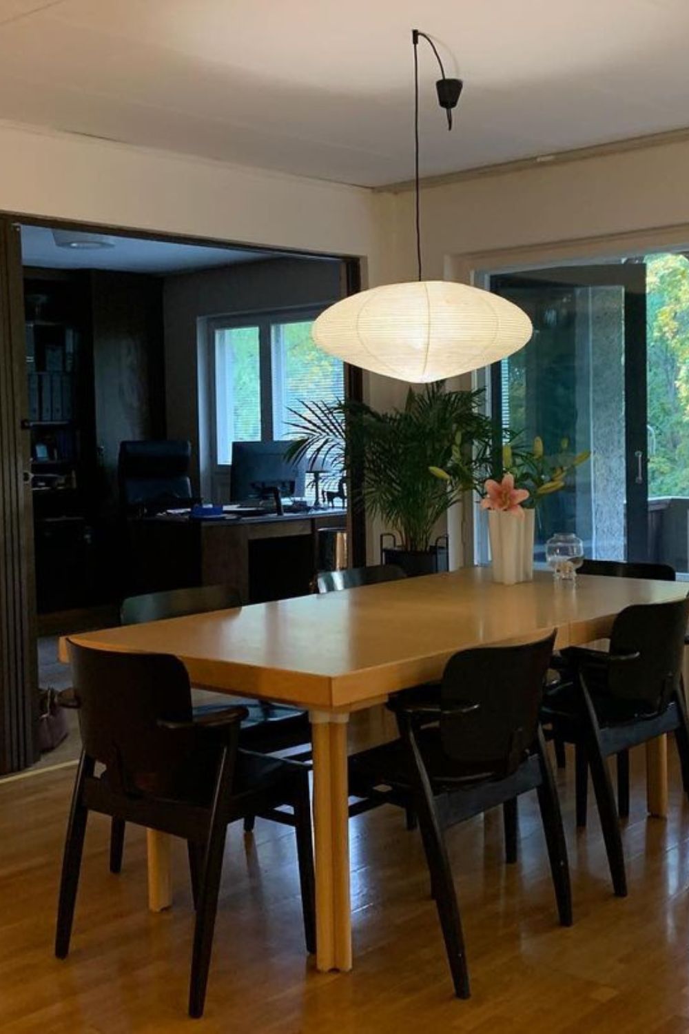 Washi Paper Pendant Light