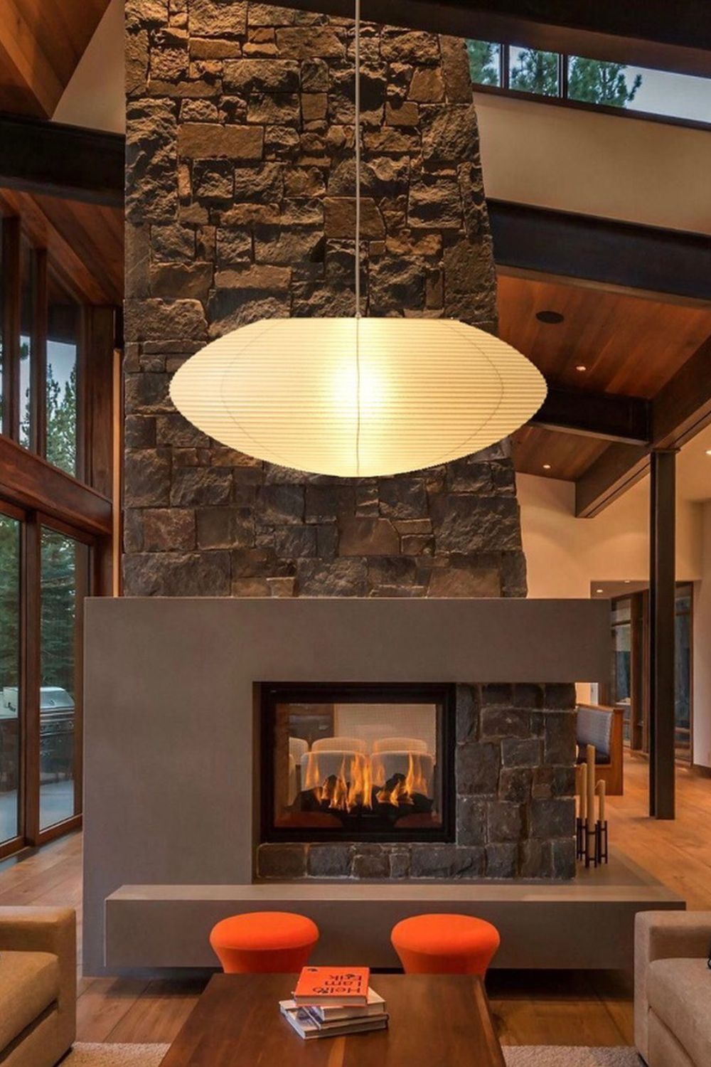 Washi Paper Pendant Light