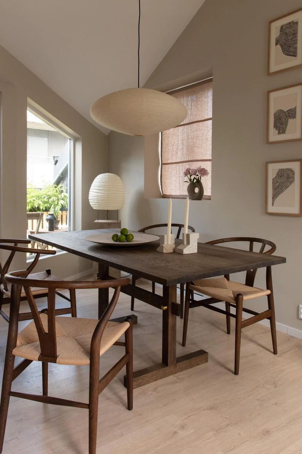 Washi Paper Pendant Light