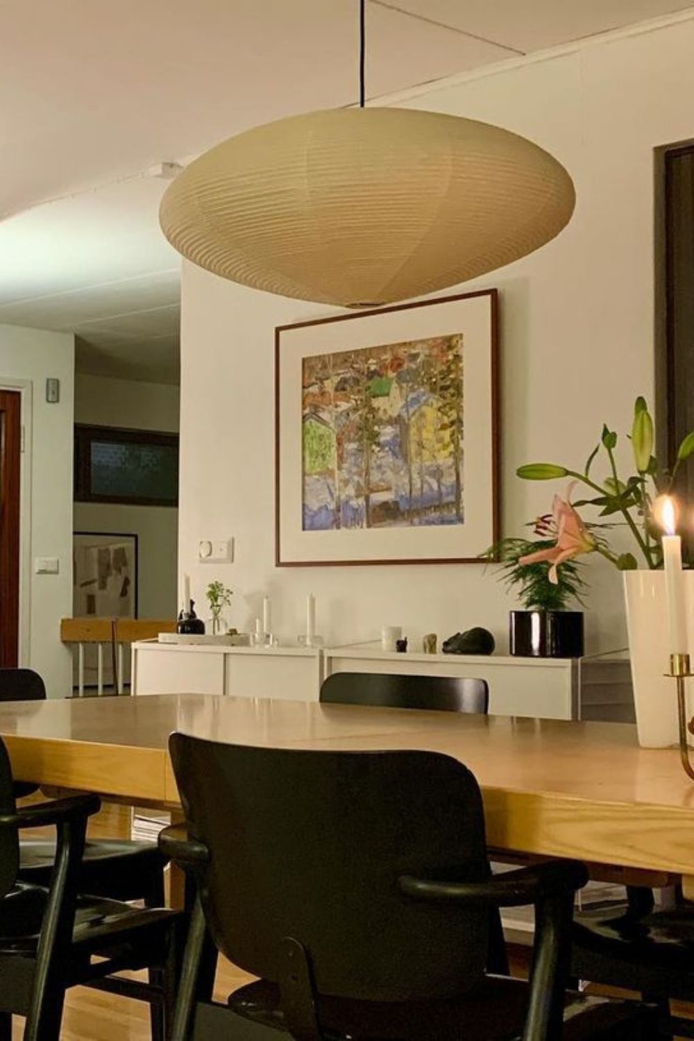 Washi Paper Pendant Light