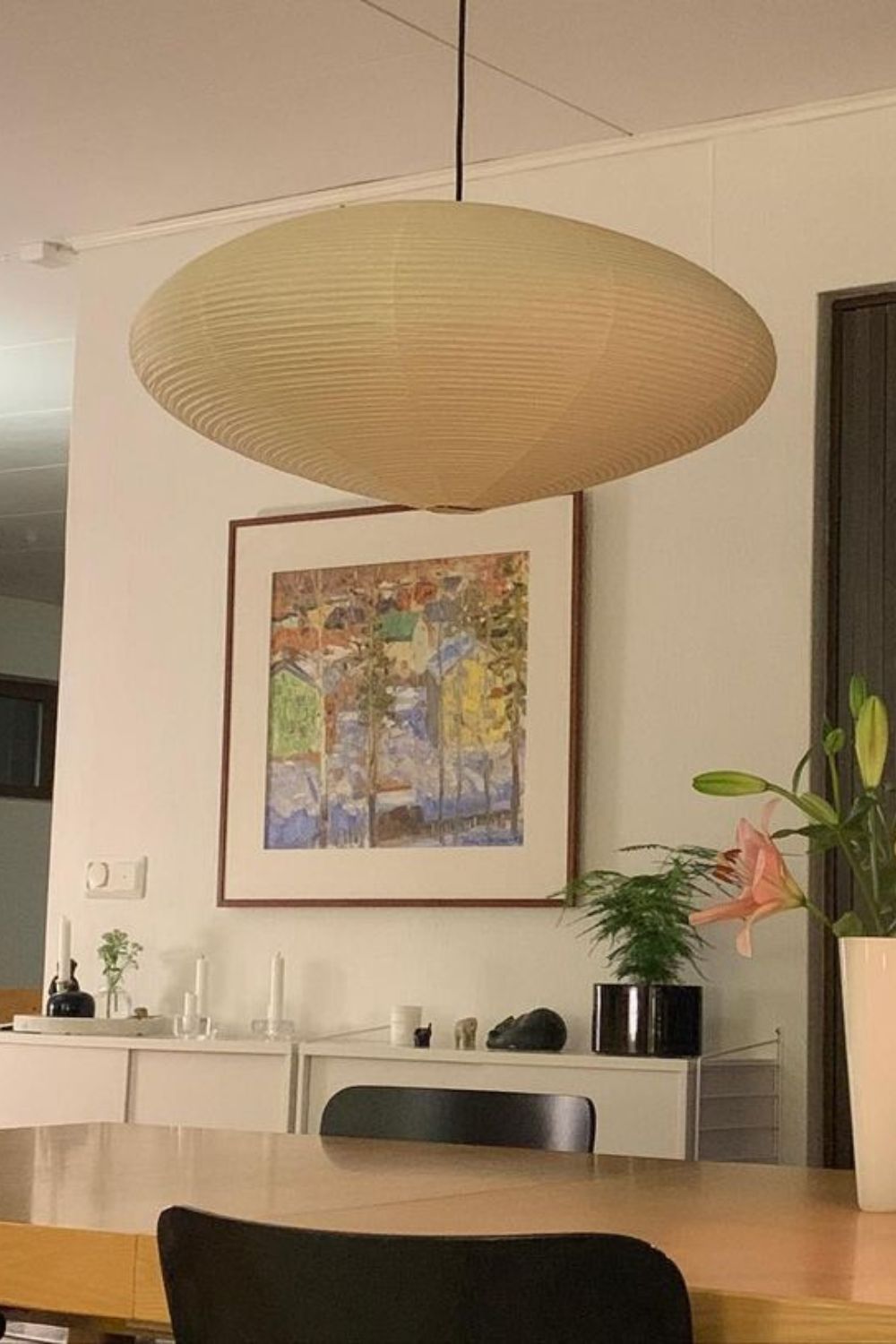 Washi Paper Pendant Light