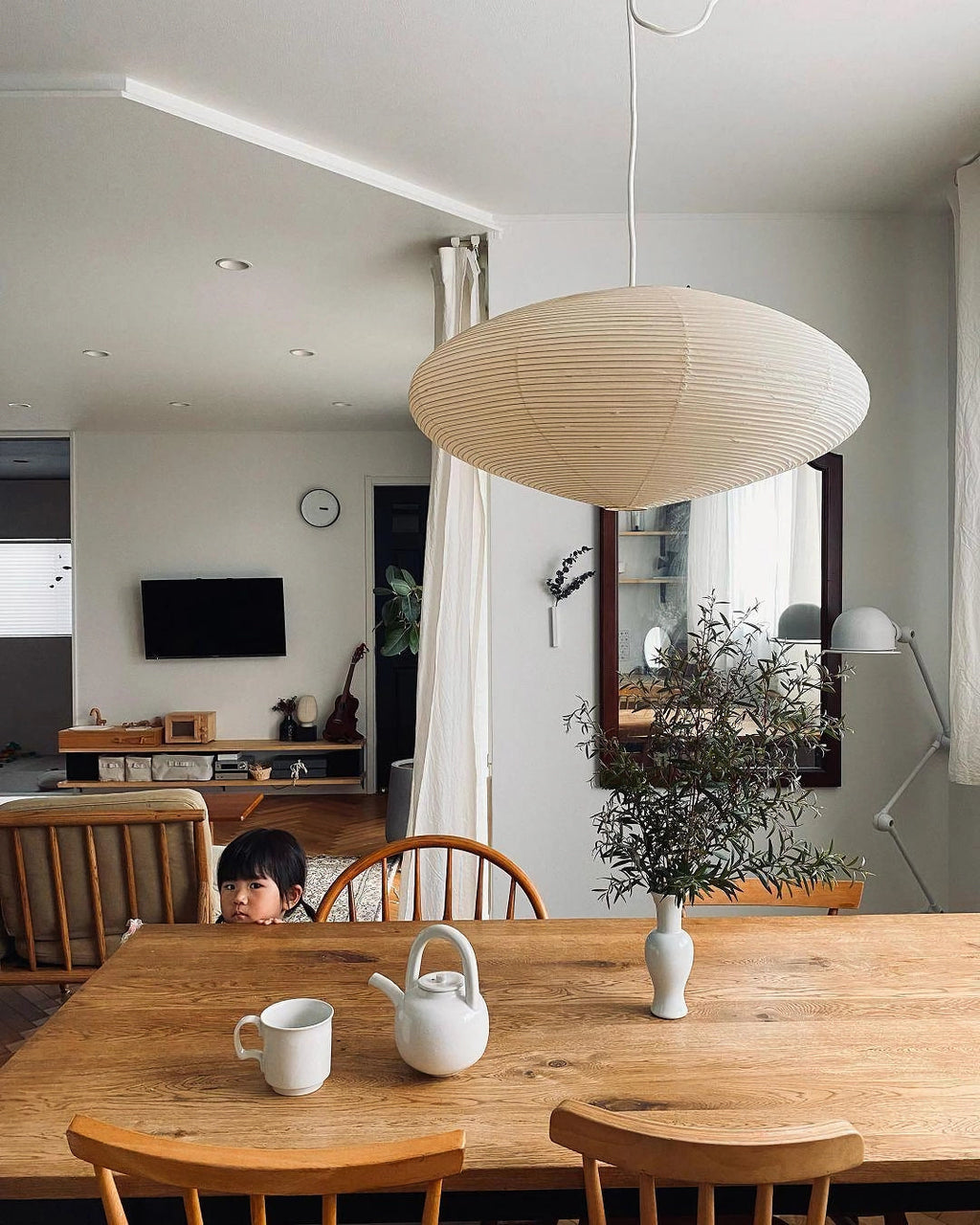 Washi Paper Pendant Light
