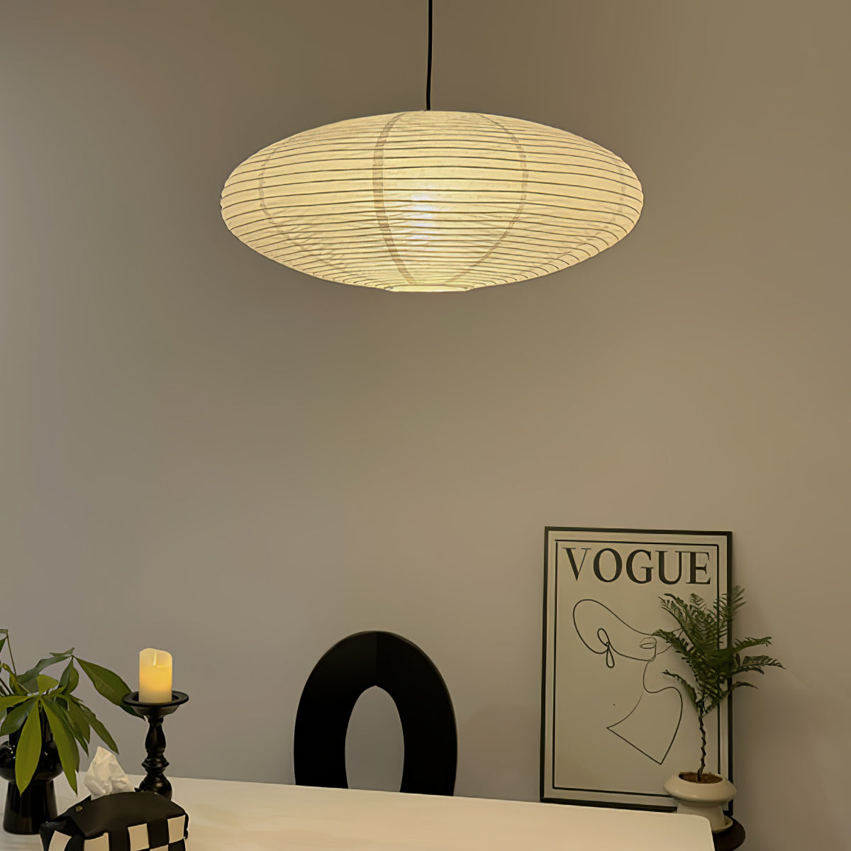 Washi Paper Pendant Light