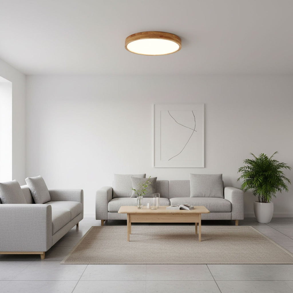 Geo Wooden Ceiling Light