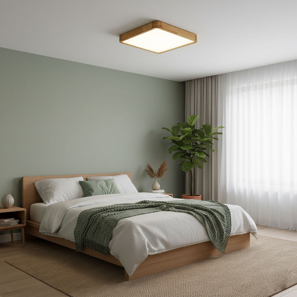 Geo Wooden Ceiling Light
