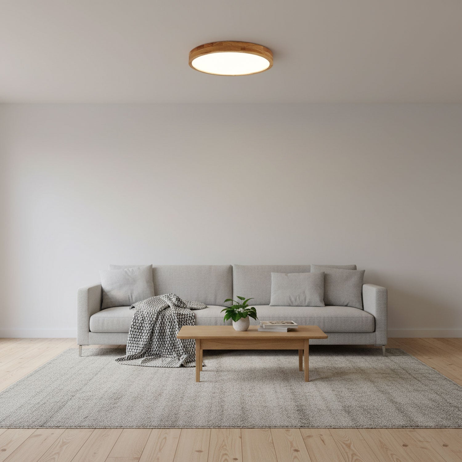 Geo Wooden Ceiling Light