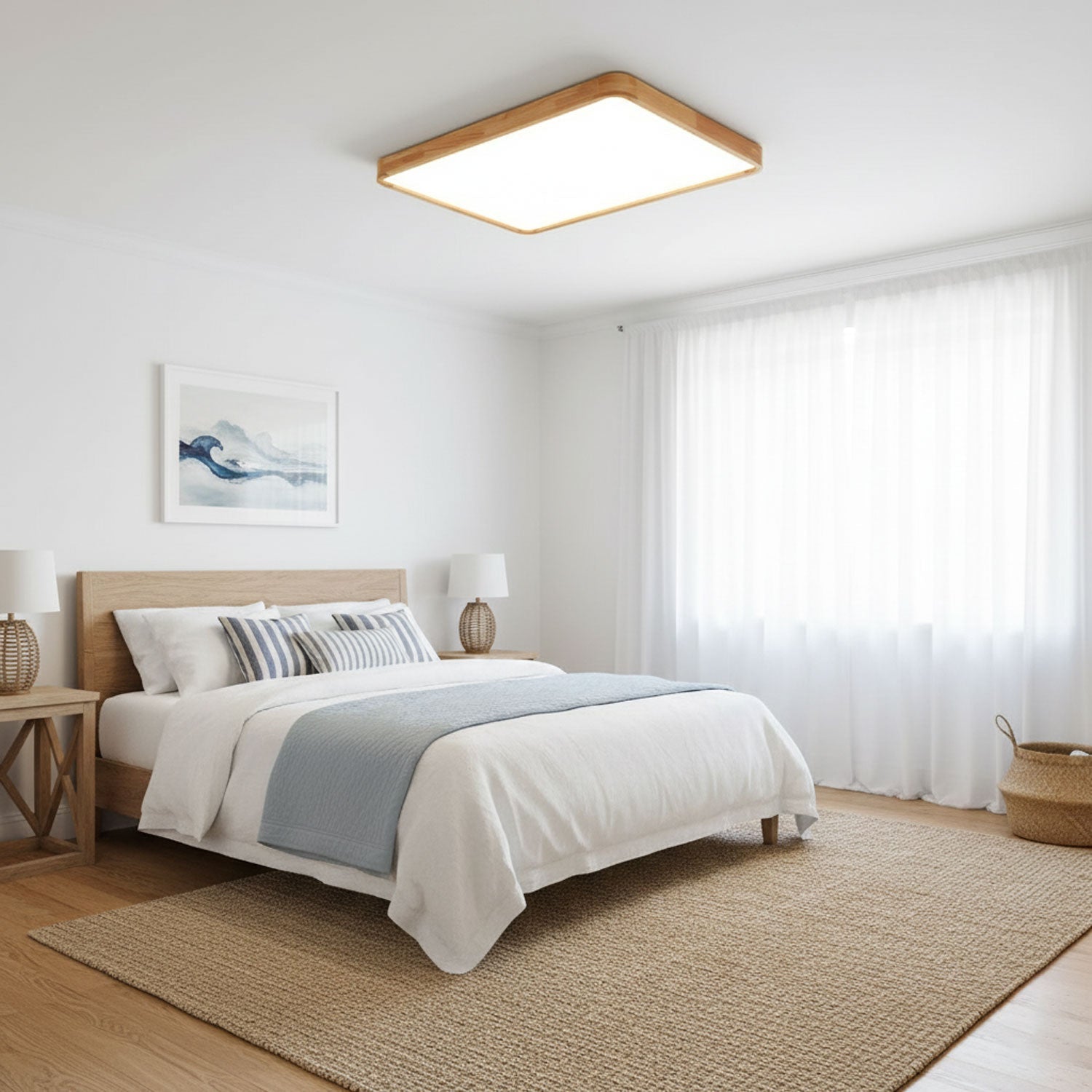 Geo Wooden Ceiling Light