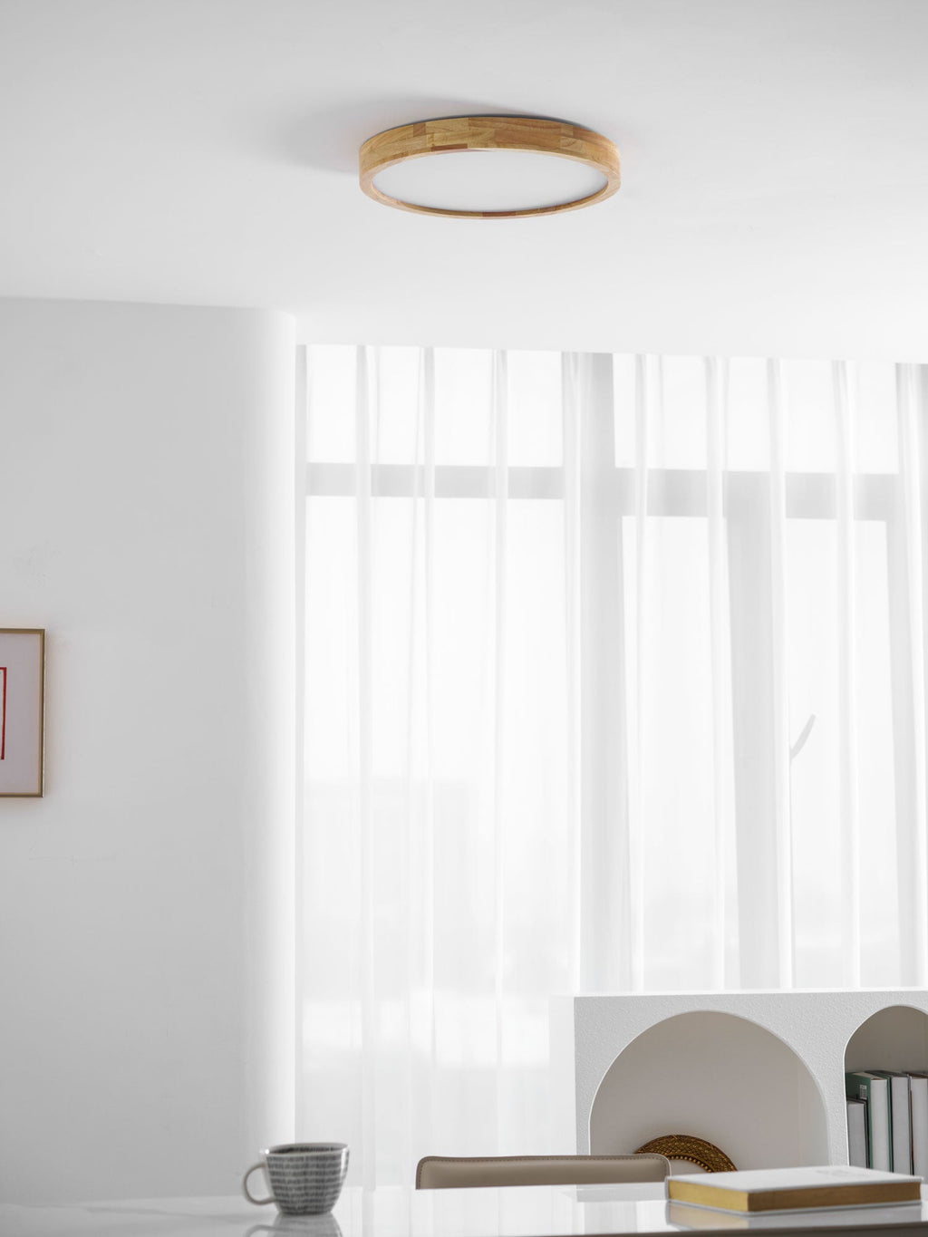 Geo Wooden Ceiling Light