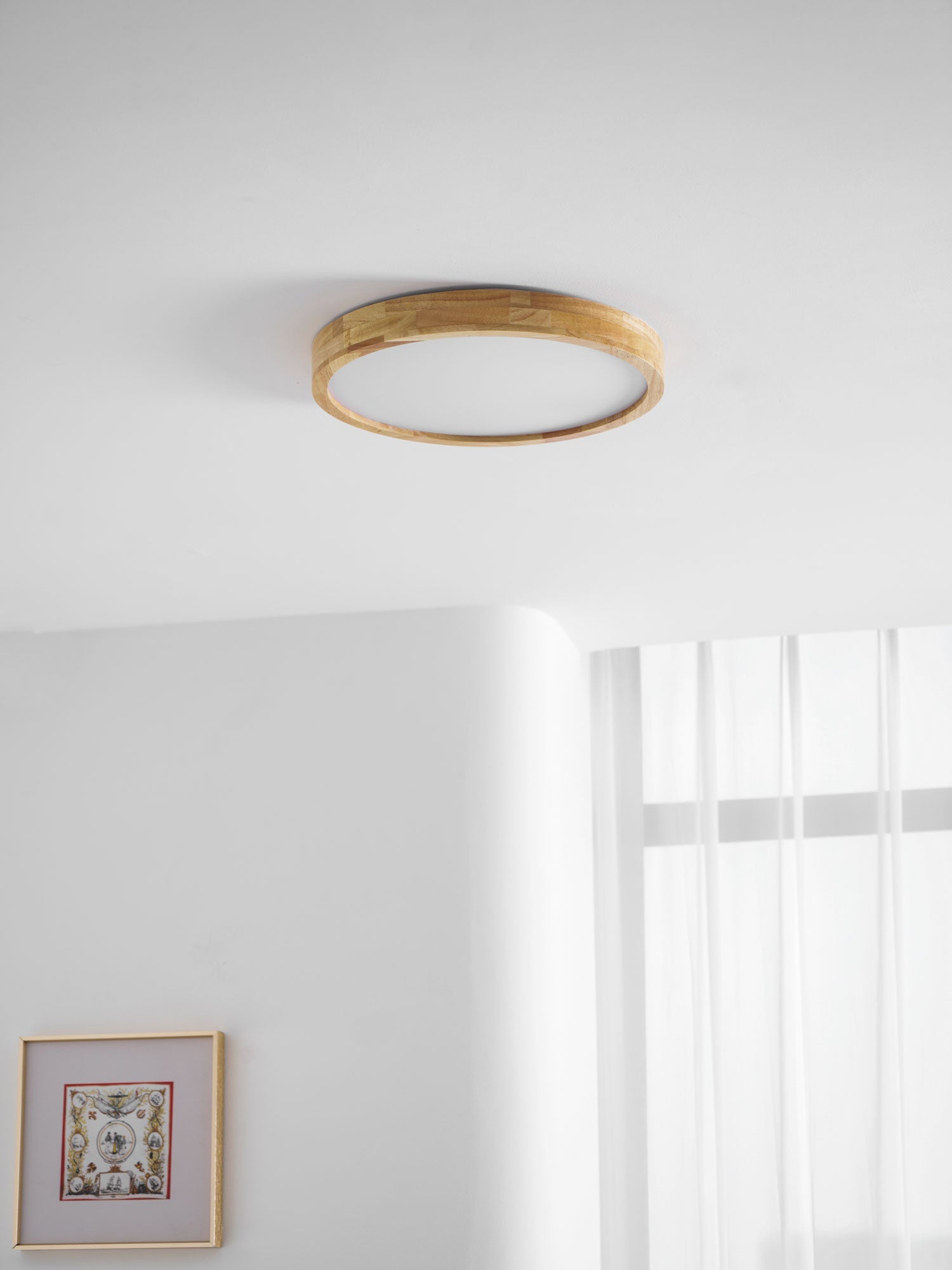 Geo Wooden Ceiling Light