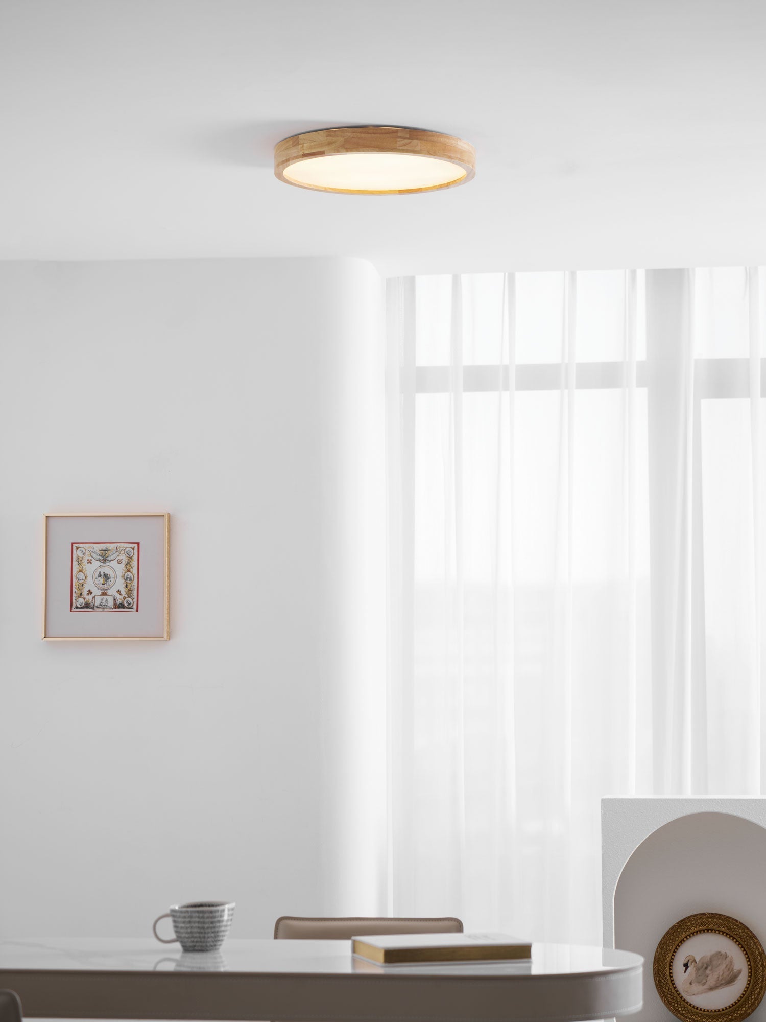 Geo Wooden Ceiling Light