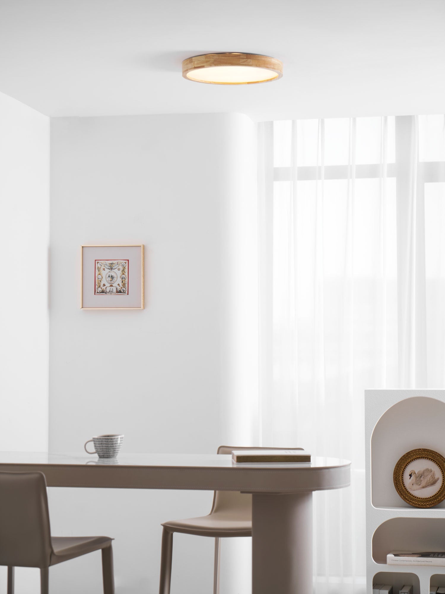 Geo Wooden Ceiling Light