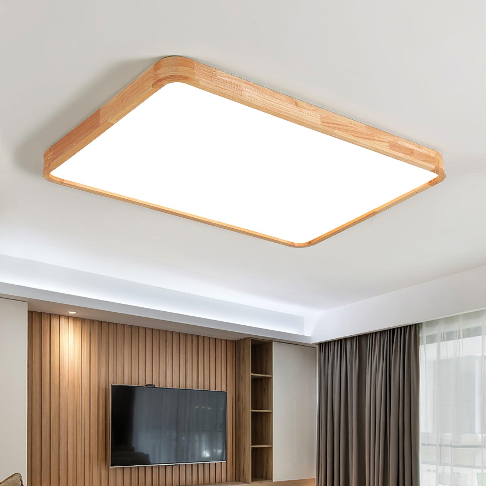Geo Wooden Ceiling Light