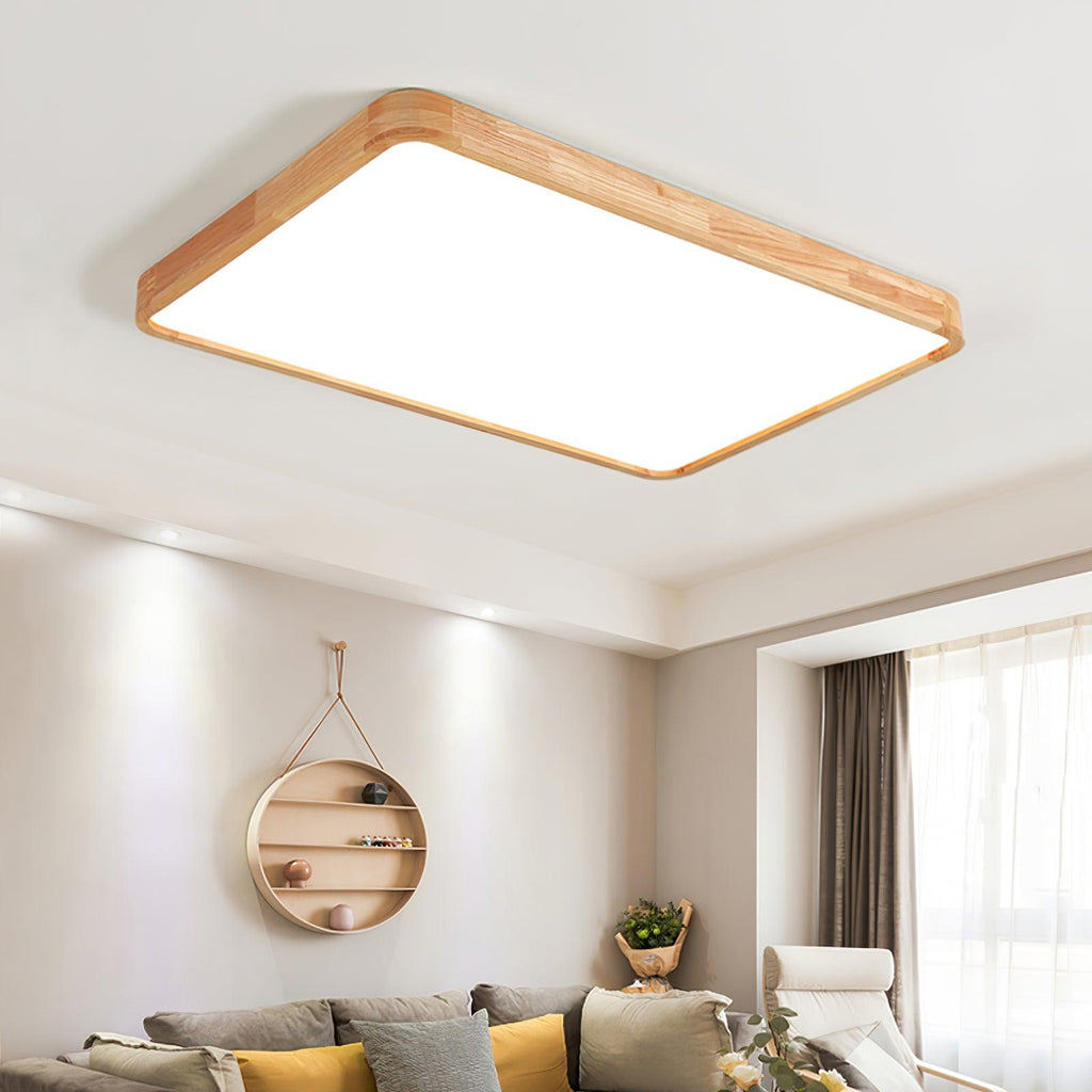 Geo Wooden Ceiling Light
