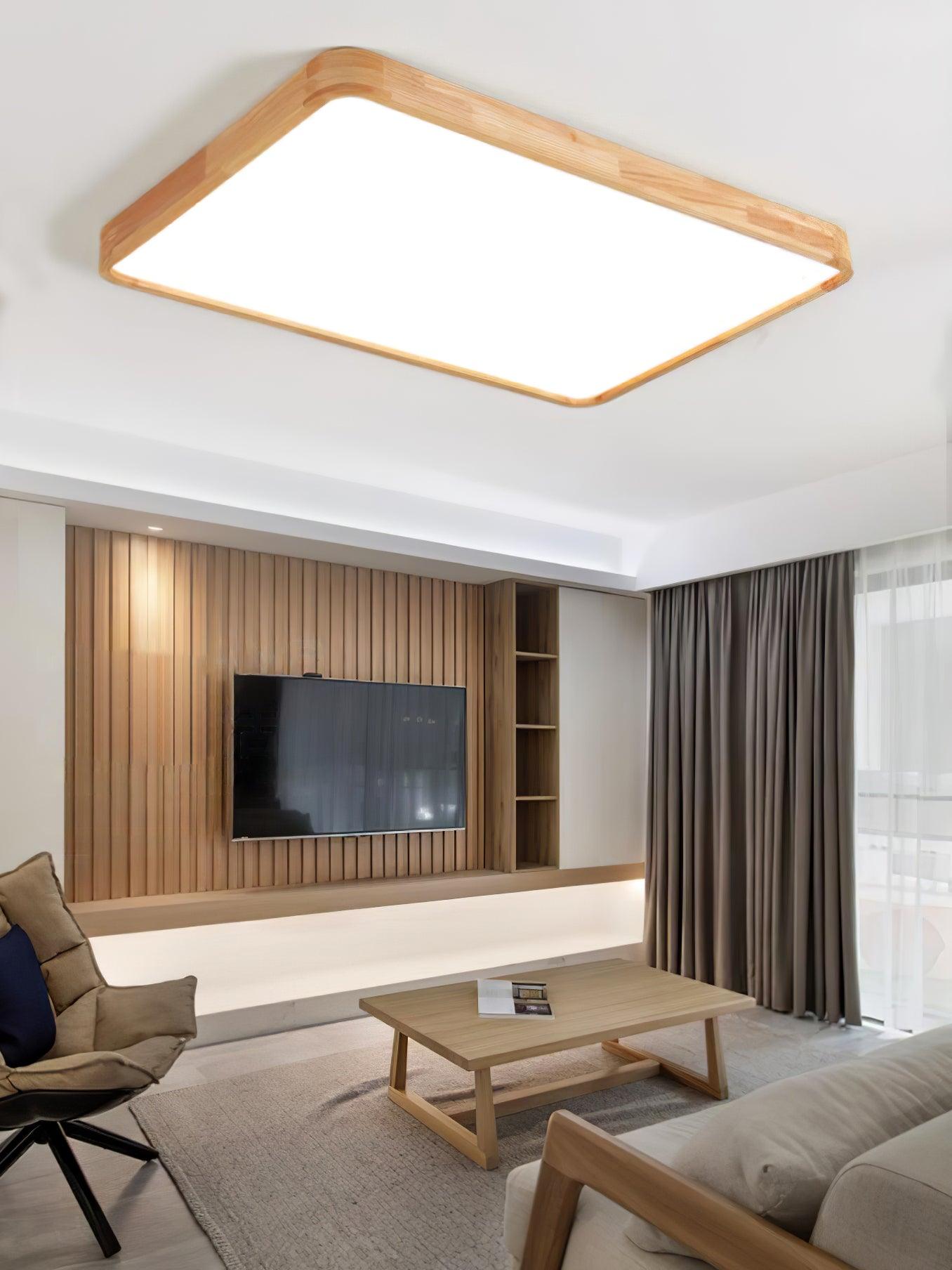 Geo Wooden Ceiling Light